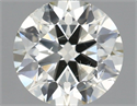 Diamante Natural 0.58 quilates, Redondo , Color J, claridad SI2 y certificado IGI