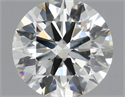 Natural Diamond 0.99 Carats, Round with Excellent Cut, I Color, VS2 Clarity and Certified by IGI