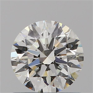 Picture of Natural Diamond 0.71 Carats, Round with Excellent Cut, H Color, VS1 Clarity and Certified by GIA