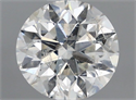 Natural Diamond 0.90 Carats, Round with Excellent Cut, I Color, SI2 Clarity and Certified by IGI
