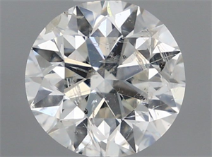 Picture of Natural Diamond 0.90 Carats, Round with Excellent Cut, I Color, SI2 Clarity and Certified by IGI