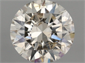 Natural Diamond 1.08 Carats, Round with Excellent Cut, K Color, SI2 Clarity and Certified by IGI