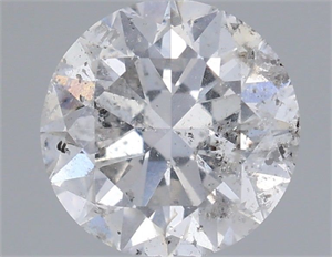 Picture of Natural Diamond 0.90 Carats, Round with Excellent Cut, F Color, I1 Clarity and Certified by IGI