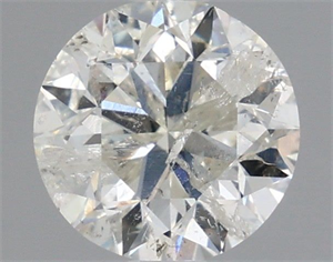 Picture of Natural Diamond 0.90 Carats, Round with Very Good Cut, I Color, I1 Clarity and Certified by IGI