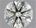 Natural Diamond 0.90 Carats, Round with Excellent Cut, M Color, VS2 Clarity and Certified by IGI