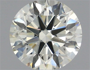 Picture of Natural Diamond 0.90 Carats, Round with Excellent Cut, M Color, VS2 Clarity and Certified by IGI