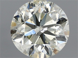 Picture of Natural Diamond 1.00 Carats, Round with Very Good Cut, K Color, I1 Clarity and Certified by IGI