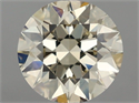 Natural Diamond 1.06 Carats, Round with Excellent Cut, M Color, VVS2 Clarity and Certified by IGI