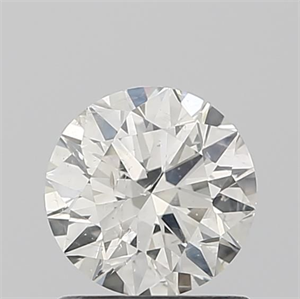 Picture of Natural Diamond 0.90 Carats, Round with Very Good Cut, K Color, SI2 Clarity and Certified by IGI
