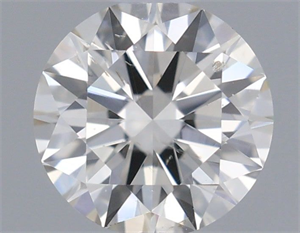Picture of Natural Diamond 0.40 Carats, Round with Excellent Cut, I Color, SI2 Clarity and Certified by IGI