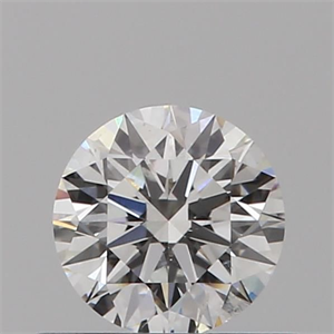 Picture of Natural Diamond 0.41 Carats, Round with Excellent Cut, E Color, I1 Clarity and Certified by GIA
