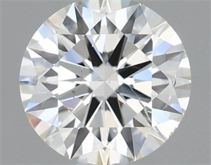 Picture of Natural Diamond 0.41 Carats, Round with Excellent Cut, I Color, SI2 Clarity and Certified by IGI