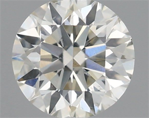 Picture of Natural Diamond 0.41 Carats, Round with Excellent Cut, J Color, SI2 Clarity and Certified by IGI