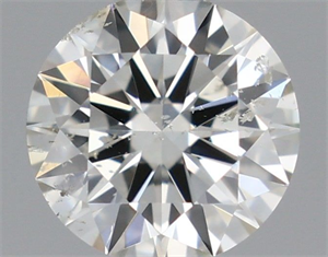 Picture of Natural Diamond 0.40 Carats, Round with Excellent Cut, I Color, SI2 Clarity and Certified by IGI