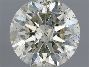 Picture of Natural Diamond 0.70 Carats, Round with Excellent Cut, K Color, SI2 Clarity and Certified by IGI