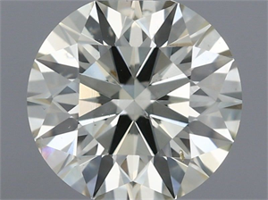 Picture of Natural Diamond 0.70 Carats, Round with Excellent Cut, L Color, SI1 Clarity and Certified by IGI