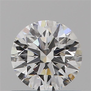 Picture of Natural Diamond 0.58 Carats, Round with Excellent Cut, E Color, VS2 Clarity and Certified by GIA