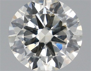 Picture of Natural Diamond 0.70 Carats, Round with Excellent Cut, J Color, SI2 Clarity and Certified by IGI