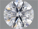 Natural Diamond 0.44 Carats, Round with Excellent Cut, D Color, SI1 Clarity and Certified by IGI