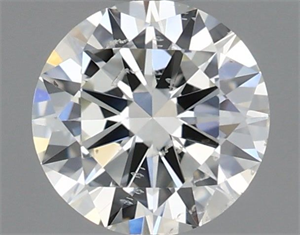 Picture of Natural Diamond 0.50 Carats, Round with Excellent Cut, I Color, SI1 Clarity and Certified by IGI