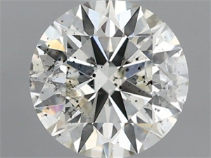 Picture of Natural Diamond 0.90 Carats, Round with Excellent Cut, I Color, I1 Clarity and Certified by IGI