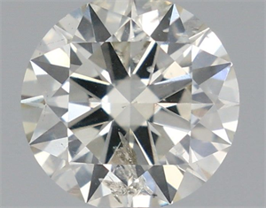 Picture of Natural Diamond 0.70 Carats, Round with Excellent Cut, K Color, SI2 Clarity and Certified by IGI