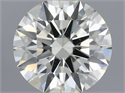 Natural Diamond 0.71 Carats, Round with Excellent Cut, J Color, SI1 Clarity and Certified by IGI