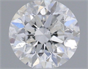 Natural Diamond 0.40 Carats, Round with Very Good Cut, F Color, I1 Clarity and Certified by IGI