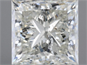 Natural Diamond 2.00 Carats, Princess with  Cut, H Color, I1 Clarity and Certified by IGI