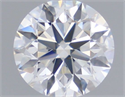 Diamante Natural 0.55 quilates, Redondo , Color E, claridad VVS1 y certificado GIA