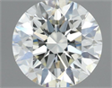 Natural Diamond 0.75 Carats, Round with Excellent Cut, L Color, VVS2 Clarity and Certified by GIA