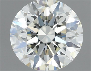 Picture of Natural Diamond 0.75 Carats, Round with Excellent Cut, L Color, VVS2 Clarity and Certified by GIA