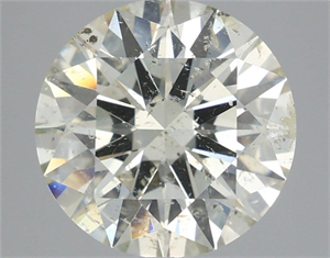 Foto Diamante Natural 4.01 quilates, Redondo , Color L, claridad SI2 y certificado IGI de
