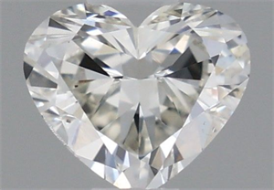 Foto Diamante Natural 0.30 quilates, Corazón , Color J, claridad SI1 y certificado GIA de