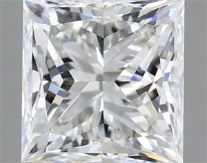 Picture of Natural Diamond 1.50 Carats, Princess with  Cut, G Color, VVS2 Clarity and Certified by IGI