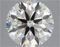 Natural Diamond 4.80 Carats, Round with Excellent Cut, K Color, SI1 Clarity and Certified by IGI