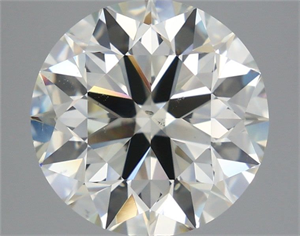 Picture of Natural Diamond 4.80 Carats, Round with Excellent Cut, K Color, SI1 Clarity and Certified by IGI