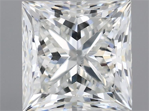 Foto Diamante Natural 1.50 quilates, Princesa , Color G, claridad SI1 y certificado IGI de