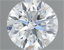Natural Diamond 0.70 Carats, Round with Very Good Cut, H Color, SI1 Clarity and Certified by GIA