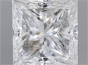 Diamante Natural 1.50 quilates, Princesa , Color F, claridad I1 y certificado IGI