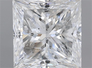 Foto Diamante Natural 1.50 quilates, Princesa , Color F, claridad I1 y certificado IGI de
