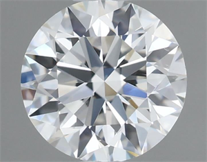 Picture of Natural Diamond 0.75 Carats, Round with Excellent Cut, F Color, SI1 Clarity and Certified by GIA