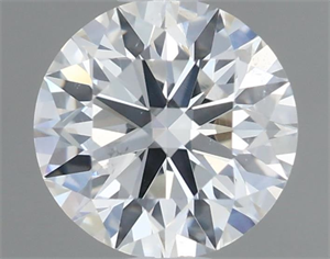 Foto Diamante Natural 0.72 quilates, Redondo , Color H, claridad SI1 y certificado GIA de