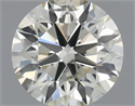 Natural Diamond 0.41 Carats, Round with Excellent Cut, I Color, SI2 Clarity and Certified by IGI
