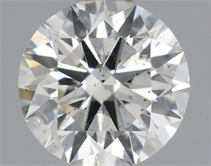 Picture of Natural Diamond 0.57 Carats, Round with Excellent Cut, I Color, SI2 Clarity and Certified by IGI