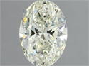Natural Diamond 1.50 Carats, Oval with  Cut, J Color, SI2 Clarity and Certified by IGI