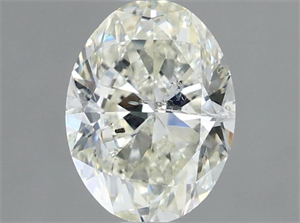 Picture of Natural Diamond 1.50 Carats, Oval with  Cut, I Color, SI2 Clarity and Certified by IGI