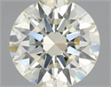 Natural Diamond 0.72 Carats, Round with Excellent Cut, M Color, VS2 Clarity and Certified by IGI