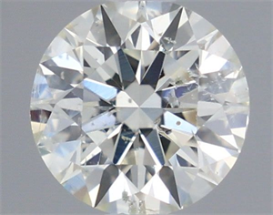 Picture of Natural Diamond 0.40 Carats, Round with Excellent Cut, J Color, SI2 Clarity and Certified by IGI