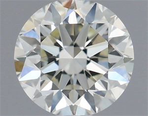 Picture of Natural Diamond 0.43 Carats, Round with Excellent Cut, J Color, VVS2 Clarity and Certified by IGI